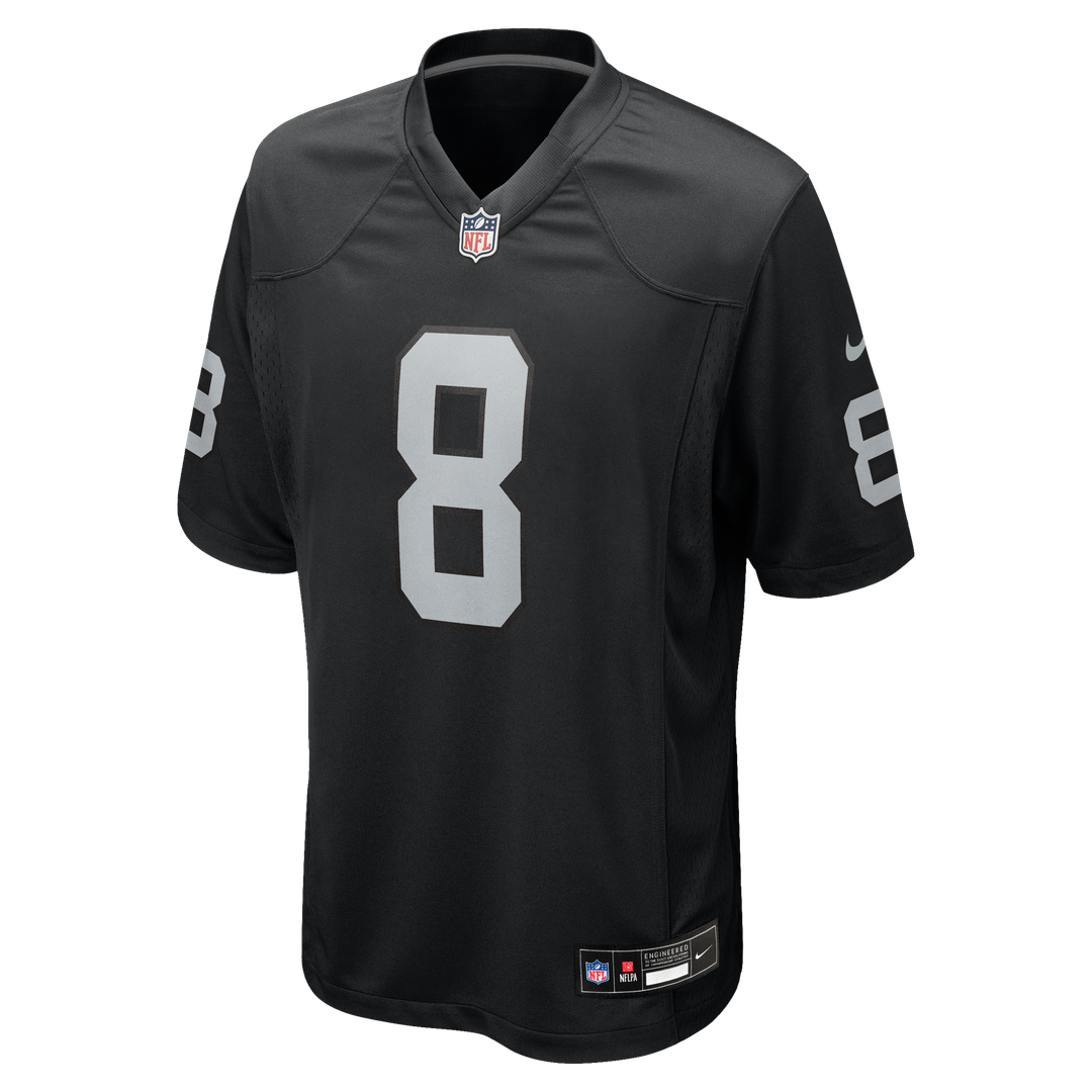 Kirk Cousins Las Vegas Raiders Nike Black Team Game Jersey