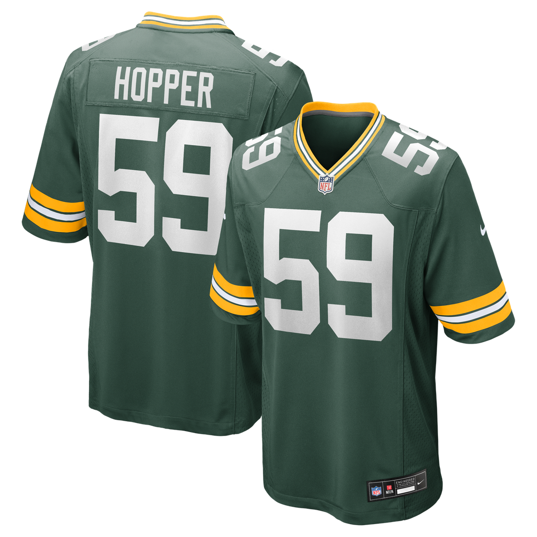 Ty'Ron Hopper Green Bay Packers Nike Green Game Jersey