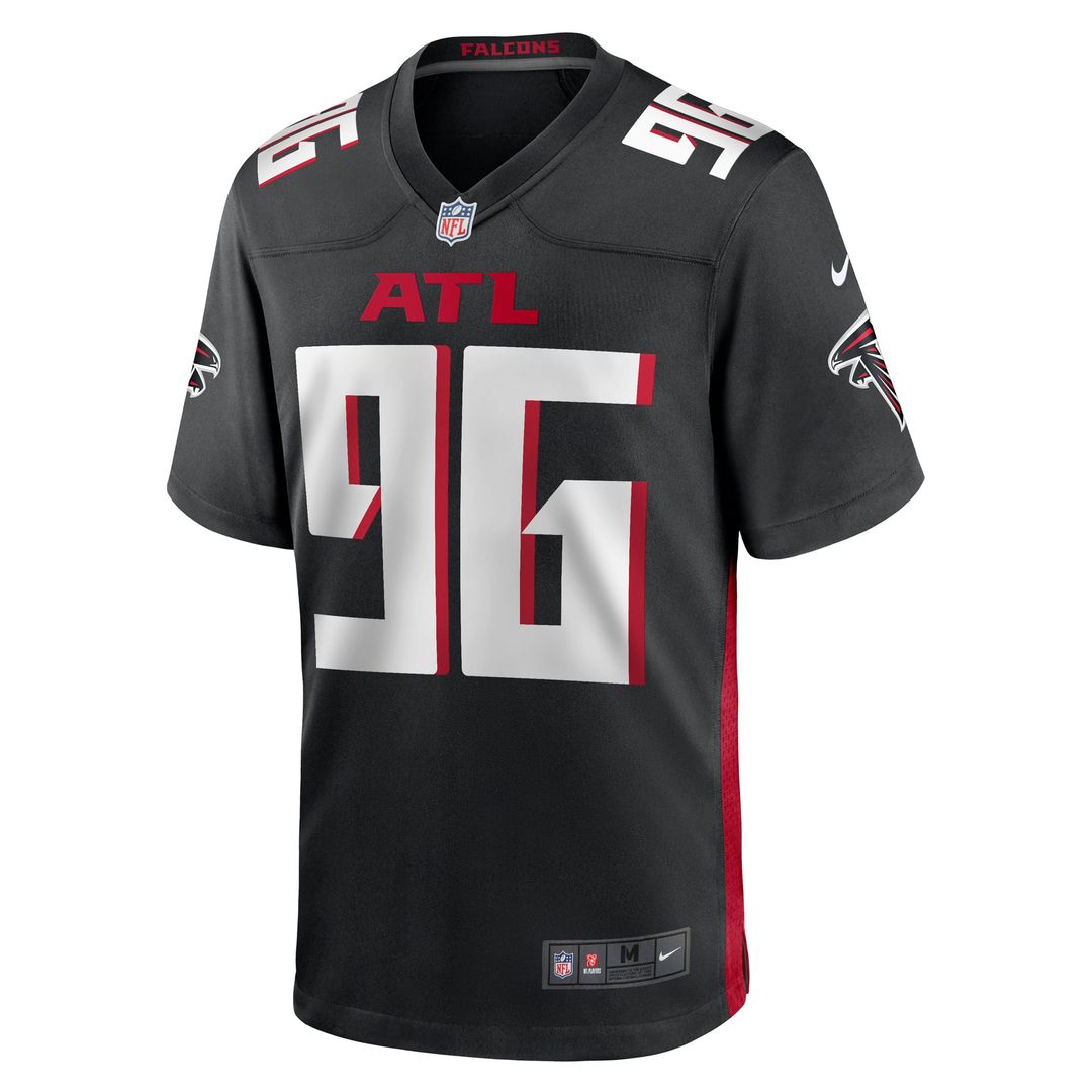 Zach Harrison Atlanta Falcons Nike Black Team Game Jersey