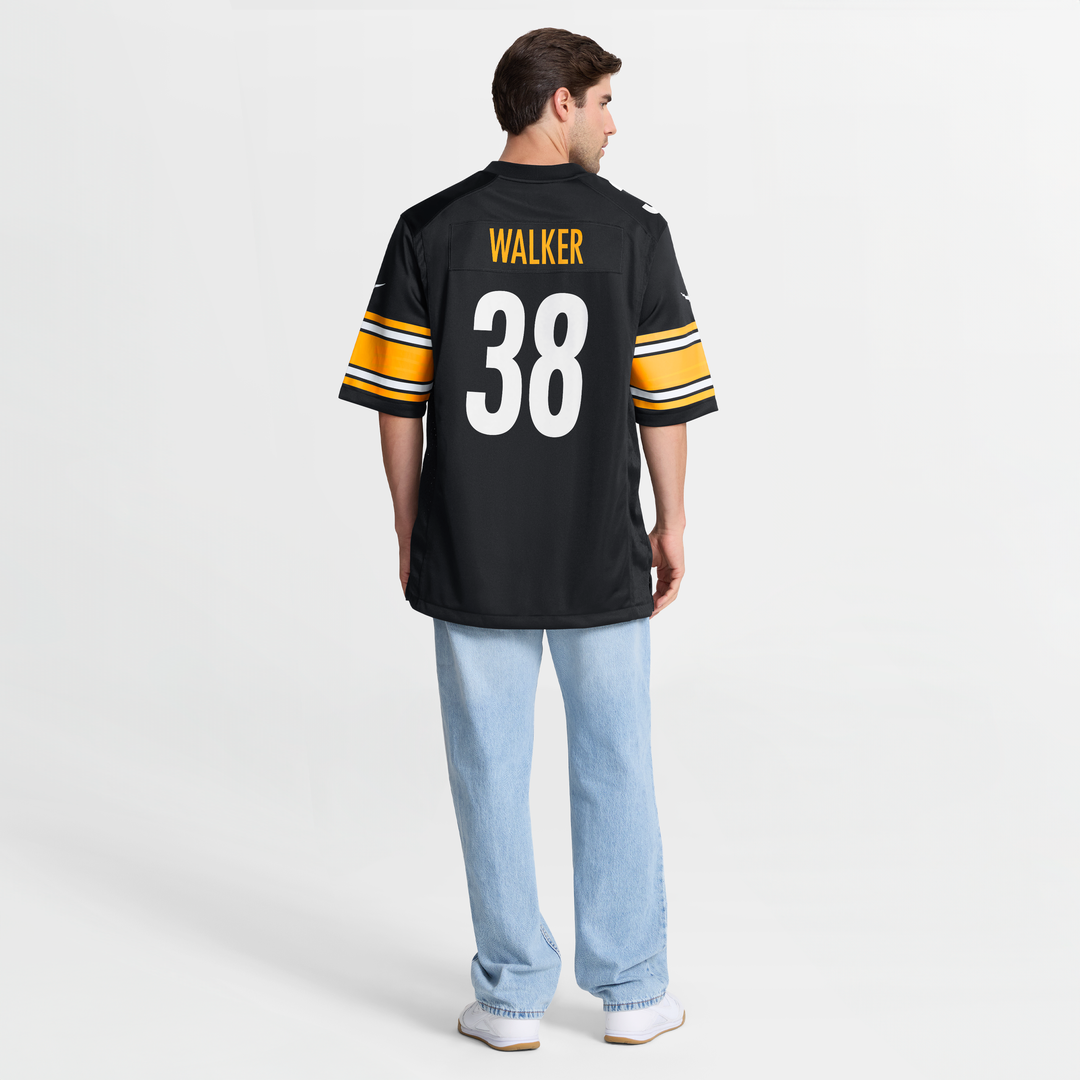 Mykal Walker Pittsburgh Steelers Nike Black Team Game Jersey