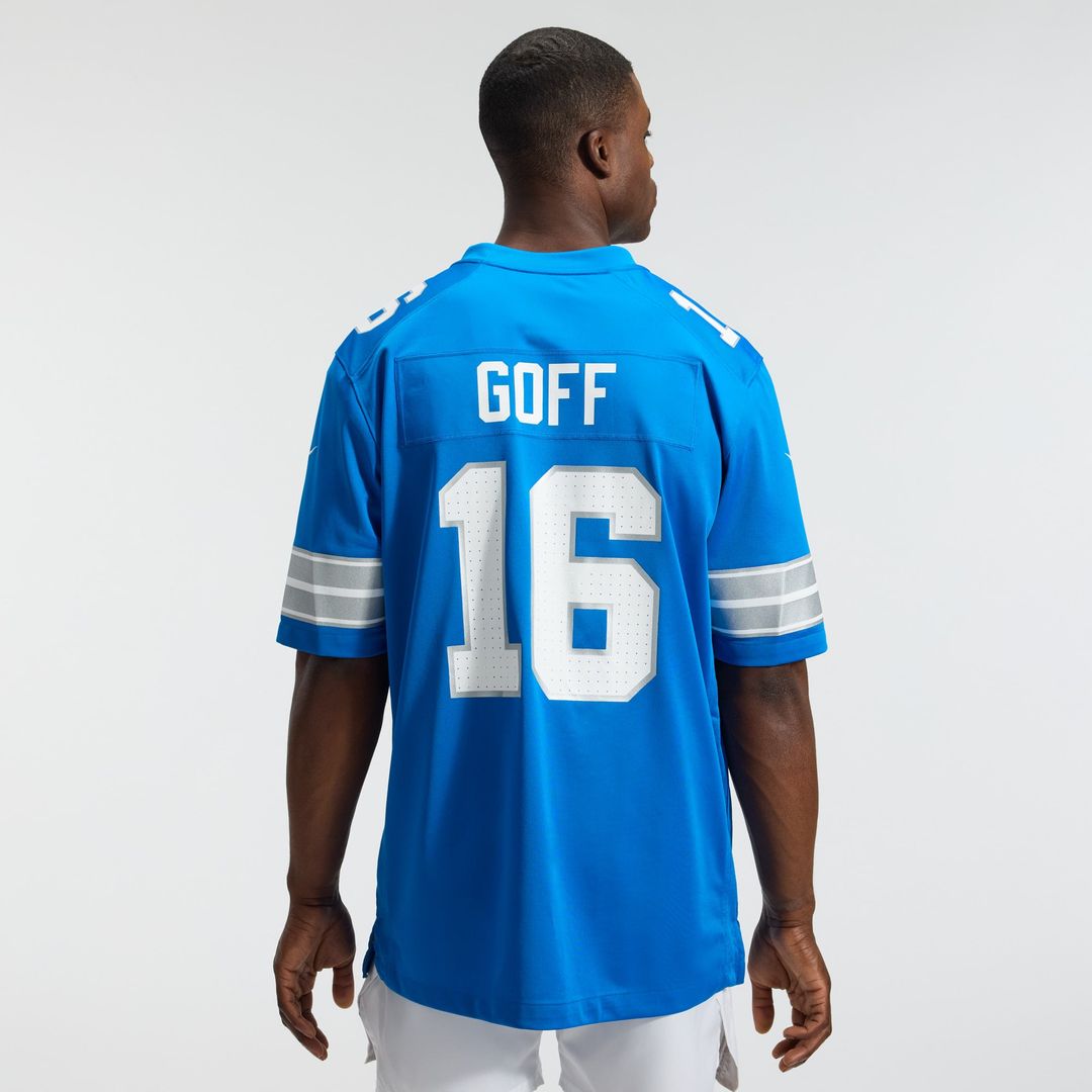 Jared Goff Detroit Lions Nike Black 2nd Alternate Game Jersey