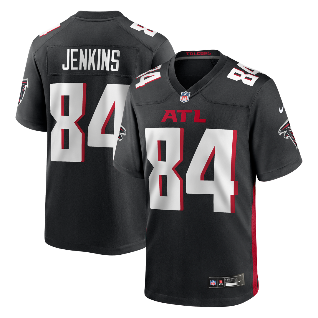 Alfred Jenkins Atlanta Falcons Nike Black Game Retired Player Jersey