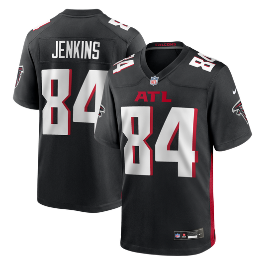 Alfred Jenkins Atlanta Falcons Nike Black Game Retired Player Jersey