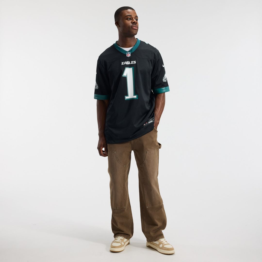 Jalen Hurts Philadelphia Eagles Nike Midnight Green Team Game Jersey