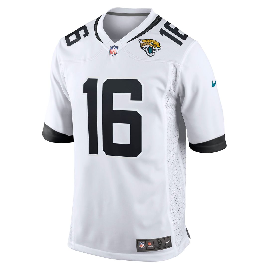 Trevor Lawrence Jacksonville Jaguars Nike White Game Jersey