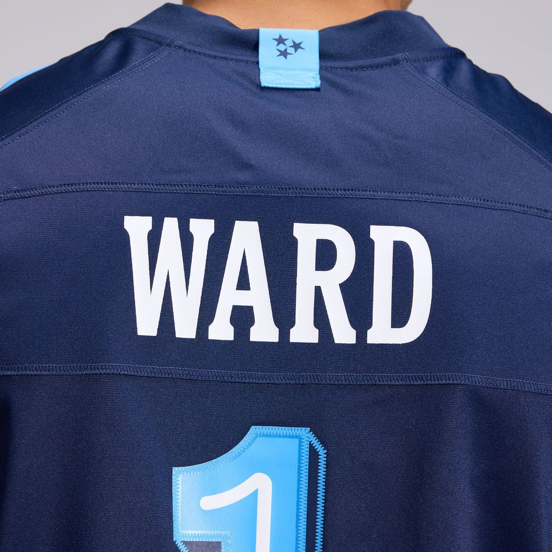 Cameron Ward Tennessee Titans Nike Navy 2026 Rivalries Collection Game Jersey