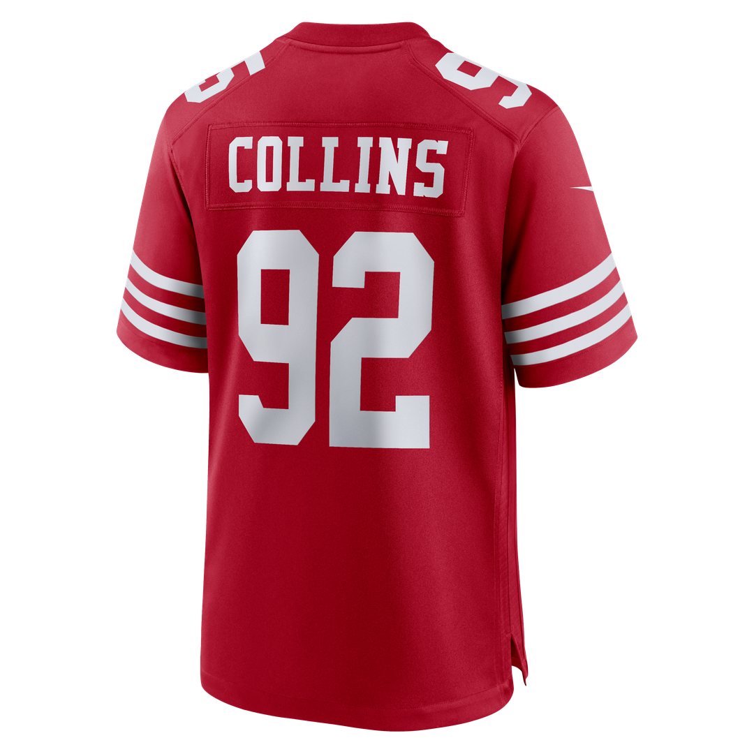 Alfred Collins San Francisco 49ers Nike Scarlet Team Game Jersey