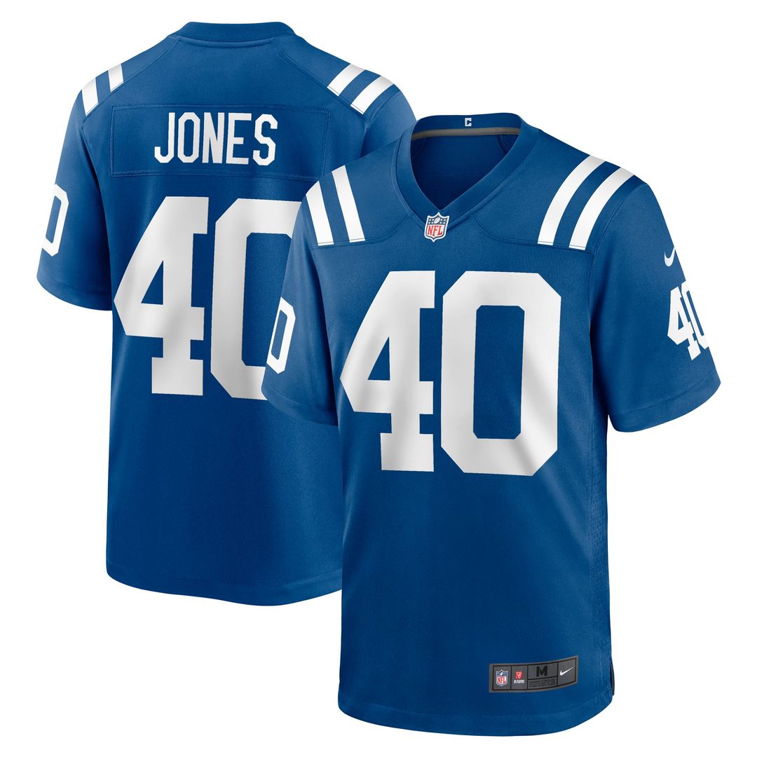 Jaylon Jones Indianapolis Colts Nike Royal Team Game Jersey