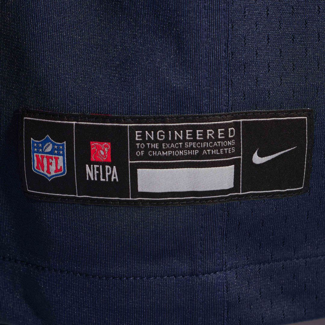 Ozzy Trapilo Chicago Bears Nike Navy Team Game Jersey