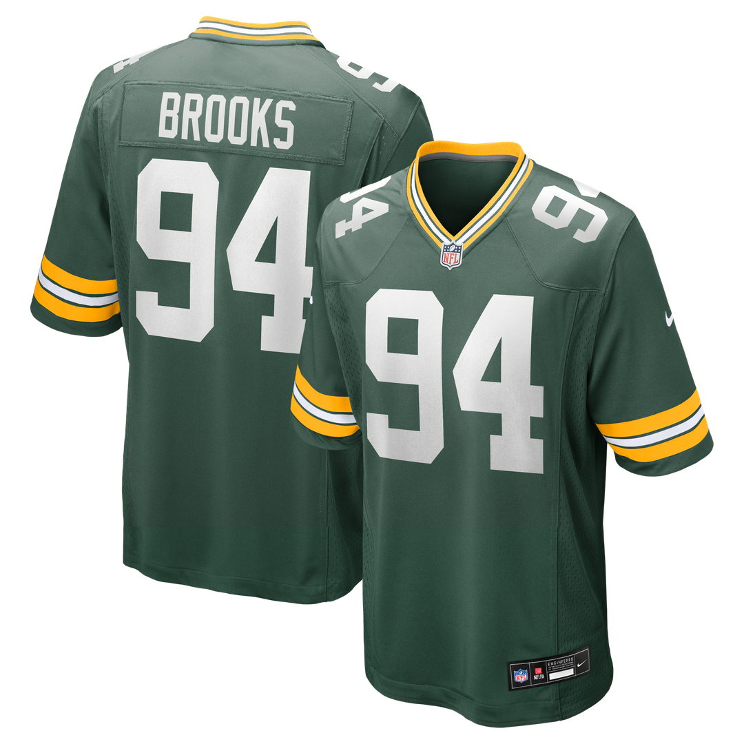Karl Brooks Green Bay Packers Nike Green Game Jersey