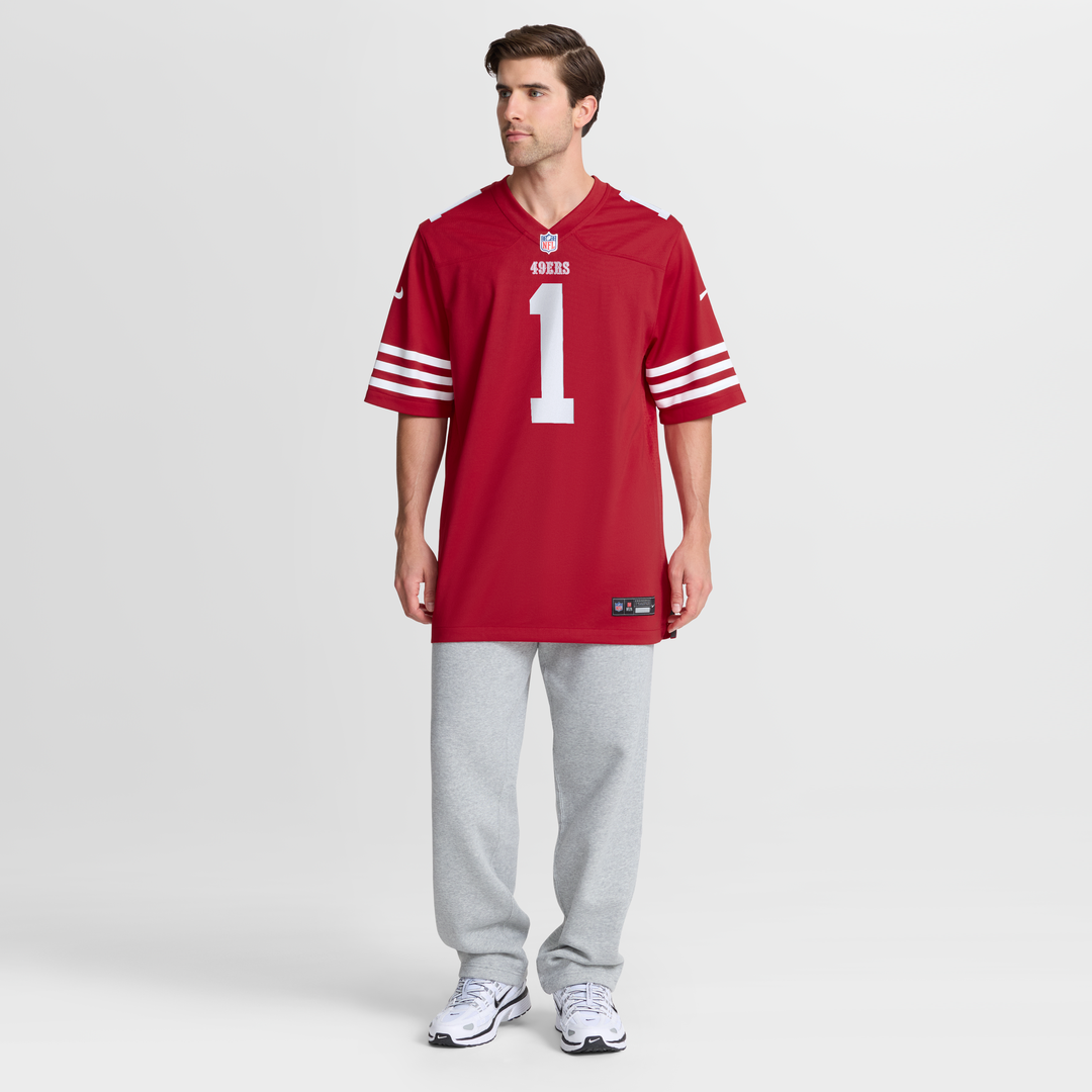 Ricky Pearsall San Francisco 49ers Nike Scarlet Team Game Jersey