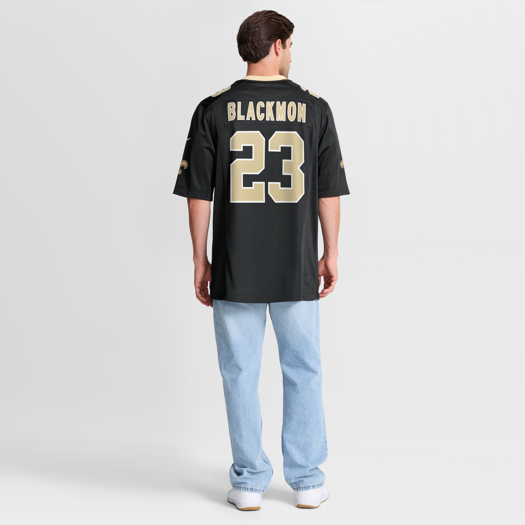 Julian Blackmon New Orleans Saints Nike Black Team Game Jersey