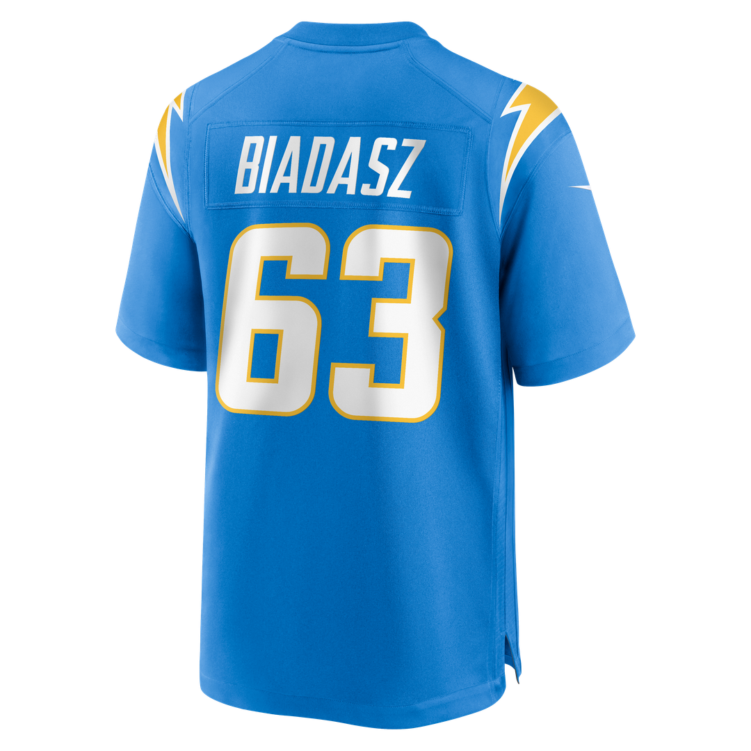 Tyler Biadasz Los Angeles Chargers Nike Powder Blue Team Game Jersey