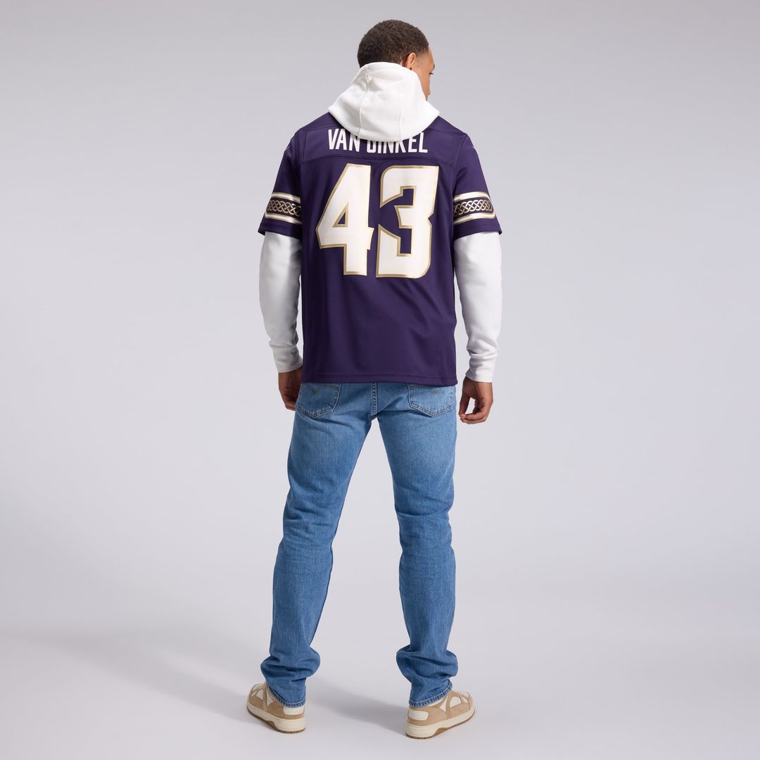 Andrew Van Ginkel Minnesota Vikings Nike Purple 2026 Rivalries Collection Stitched Limited Jersey
