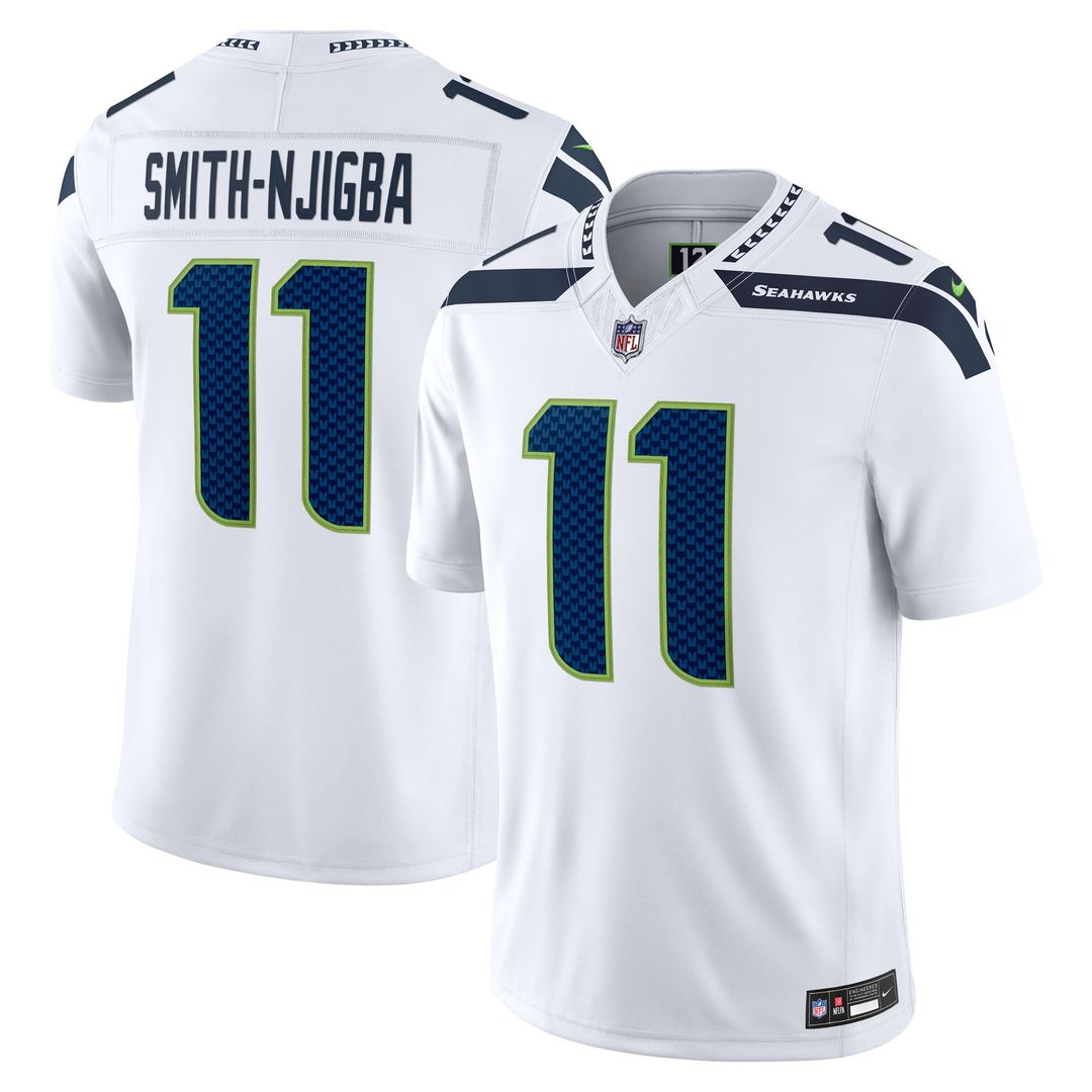 Jaxon Smith-Njigba Seattle Seahawks Nike Royal Alternate Vapor F.U.S.E. Stitched Limited Jersey