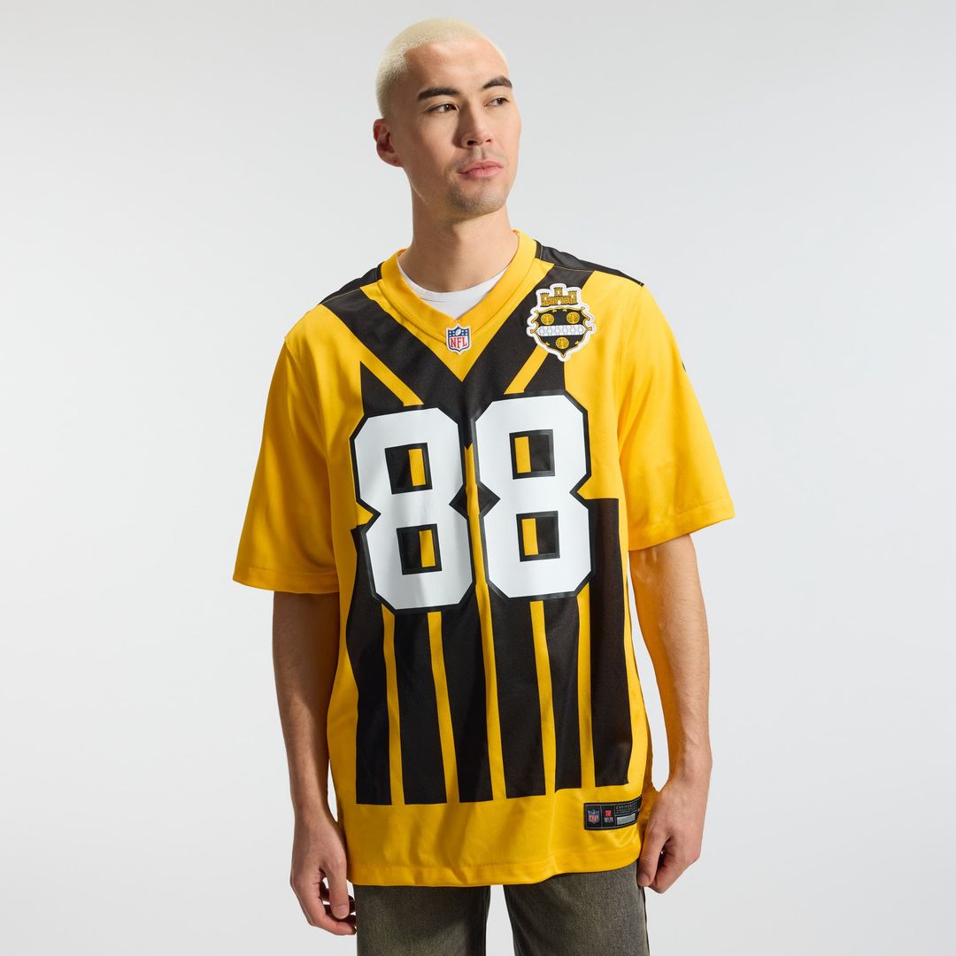 Pat Freiermuth Pittsburgh Steelers Nike Black Game Jersey