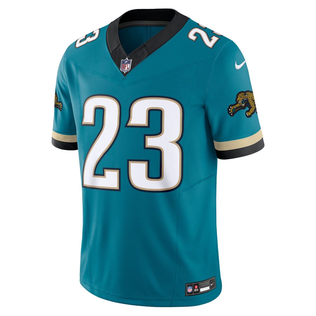 Foye Oluokun Jacksonville Jaguars Nike Teal Prowler Throwback Vapor F.U.S.E. Limited Jersey