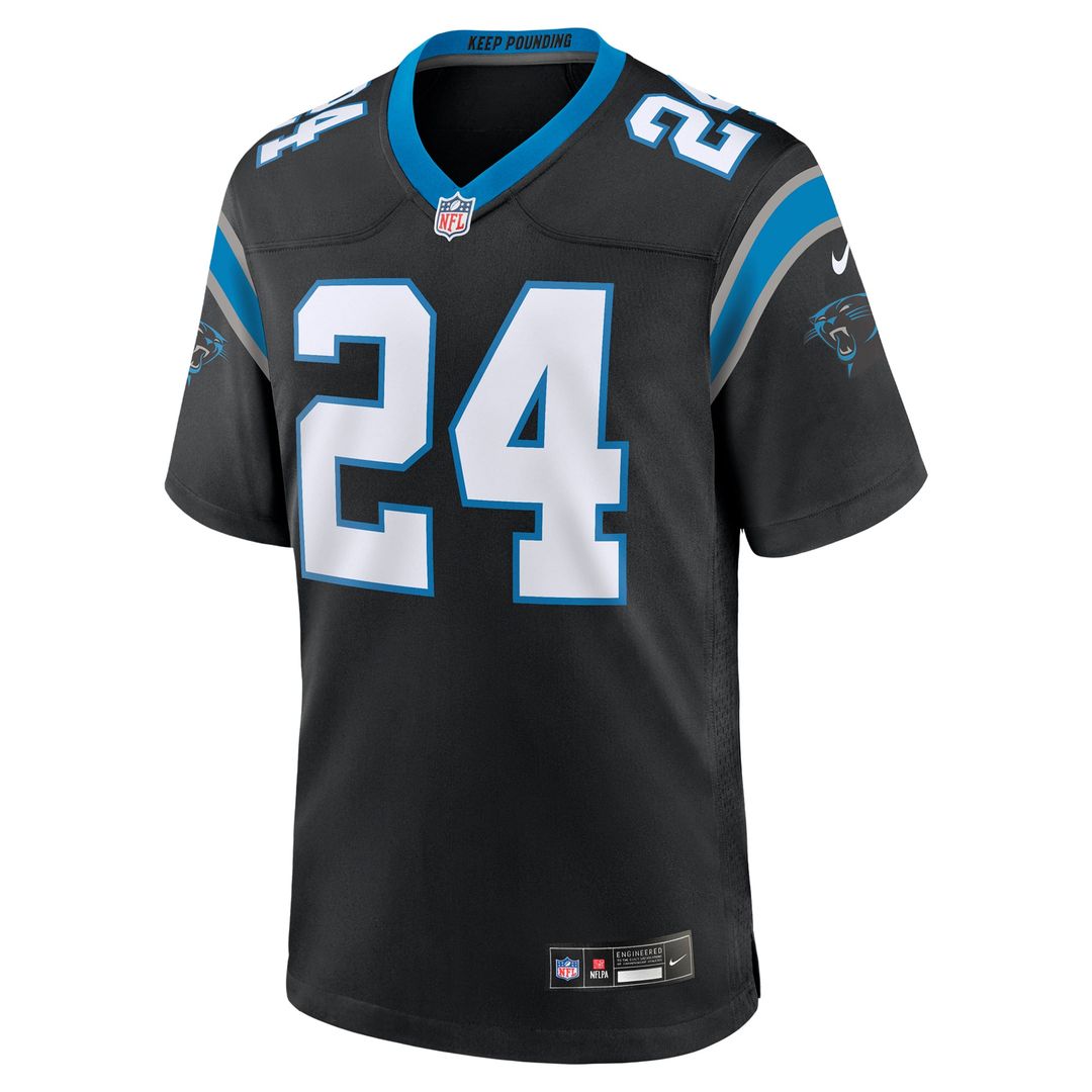 Jonathon Brooks Carolina Panthers Nike Black Game Jersey
