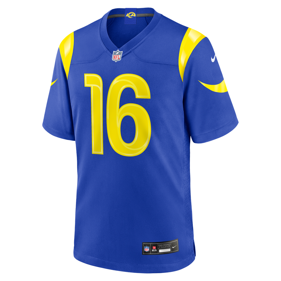 Tru Edwards Los Angeles Rams Nike Royal Team Game Jersey
