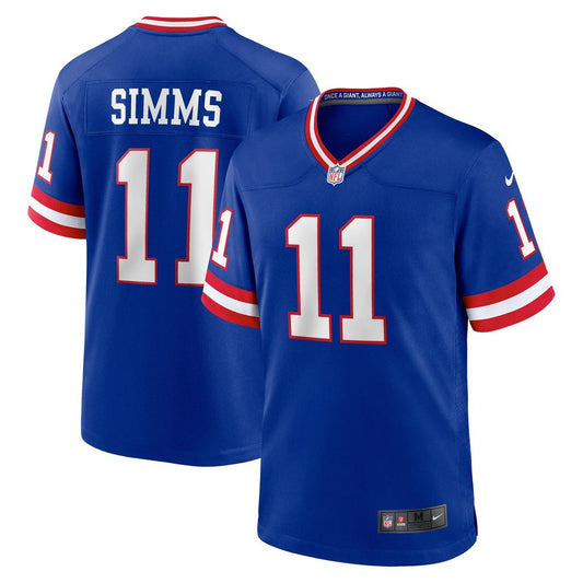 Phil Simms New York Giants Nike Royal Retired Player Alternate Game Jersey