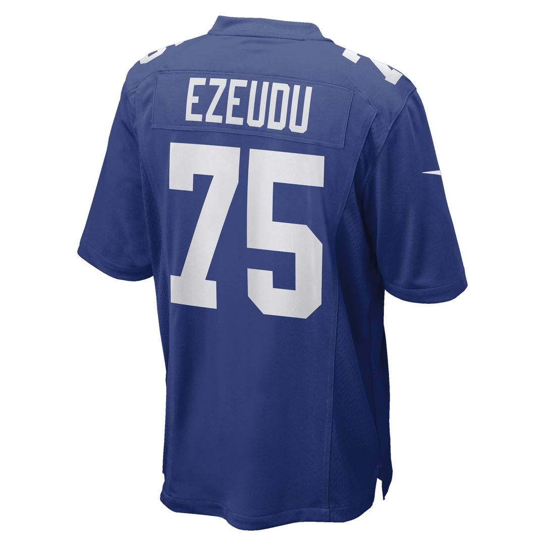 Joshua Ezeudu New York Giants Nike Royal Game Player Jersey