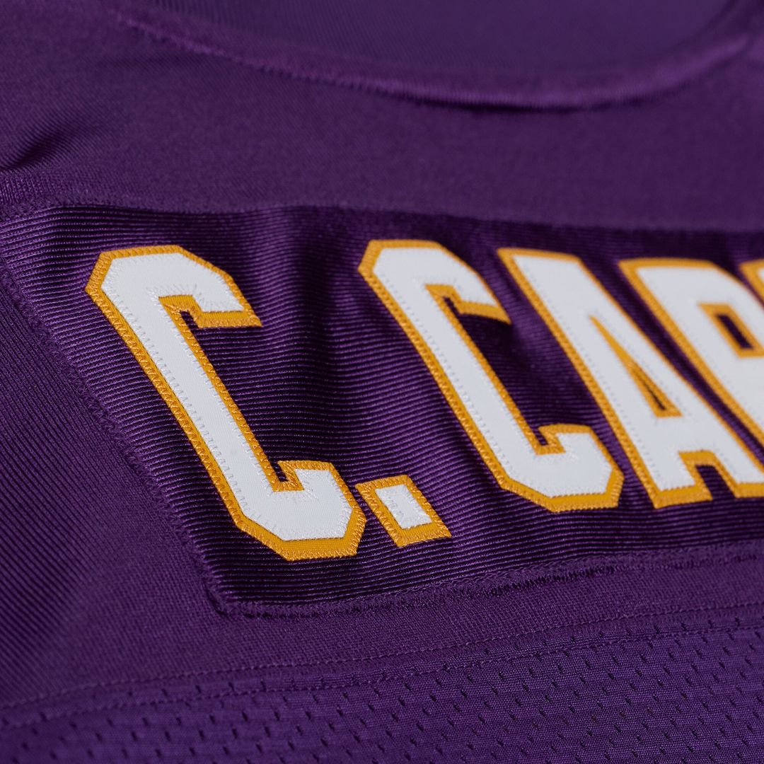 Cris Carter Minnesota Vikings Mitchell & Ness Purple 2001 Authentic Throwback Jersey