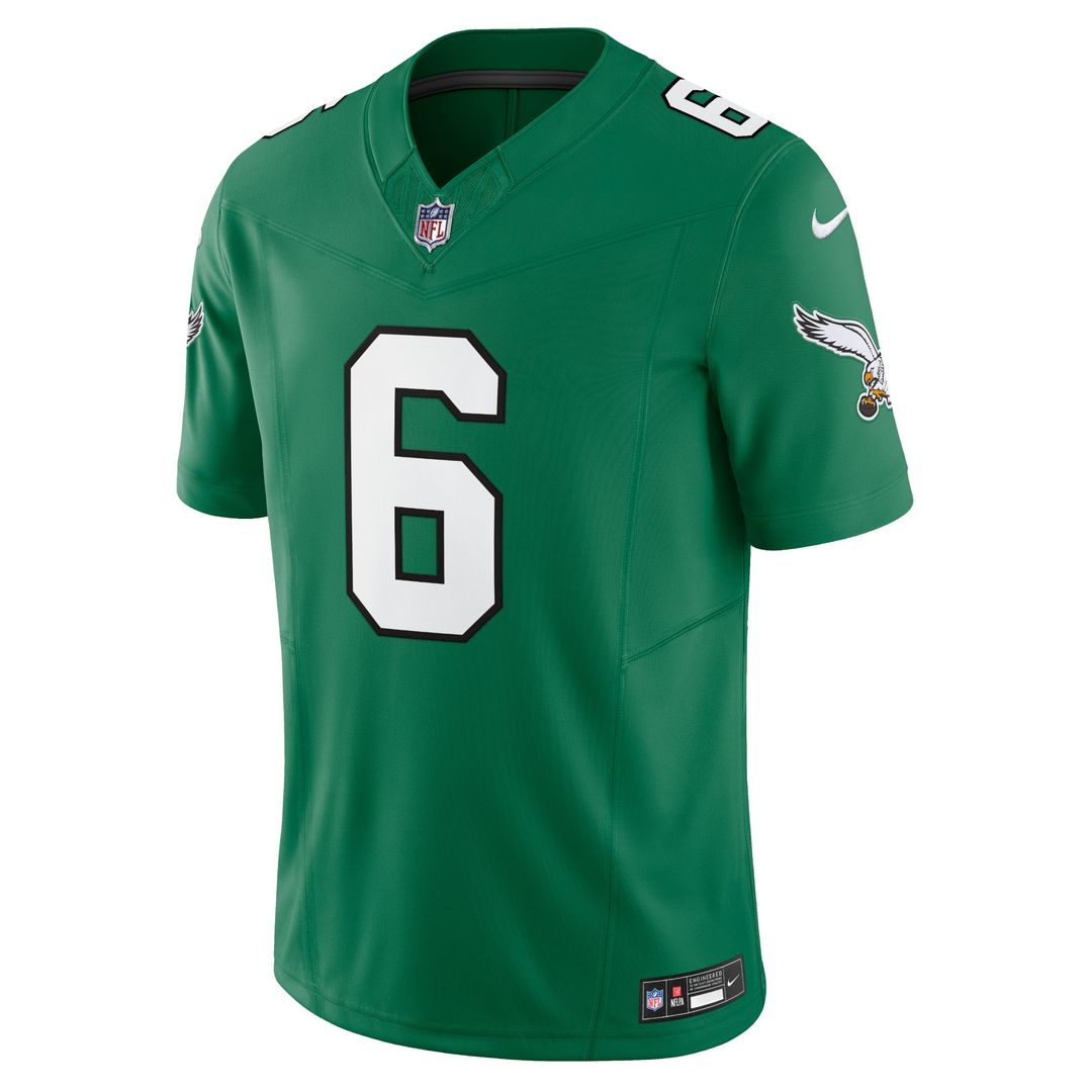 DeVonta Smith Philadelphia Eagles Nike Kelly Green Vapor F.U.S.E. Limited Jersey