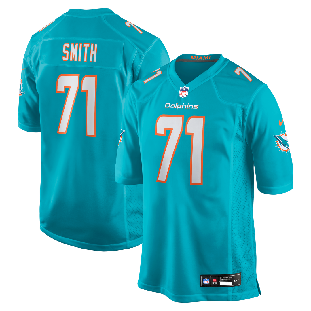 Kion Smith Miami Dolphins Nike Aqua Game Jersey