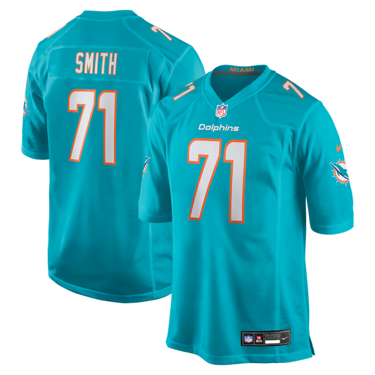 Kion Smith Miami Dolphins Nike Aqua Game Jersey
