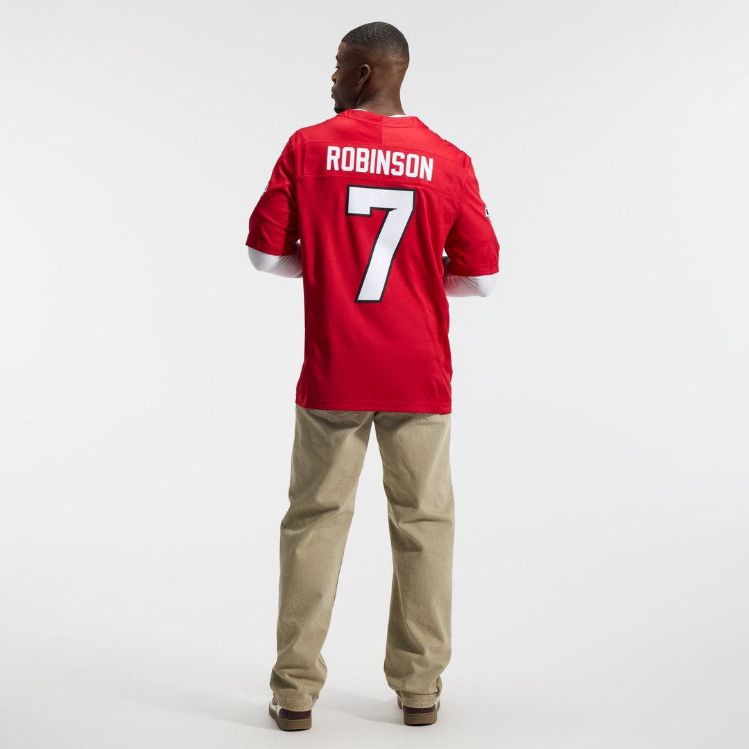 Bijan Robinson Atlanta Falcons Nike Black Alternate Throwback Vapor F.U.S.E. Stitched Limited Jersey