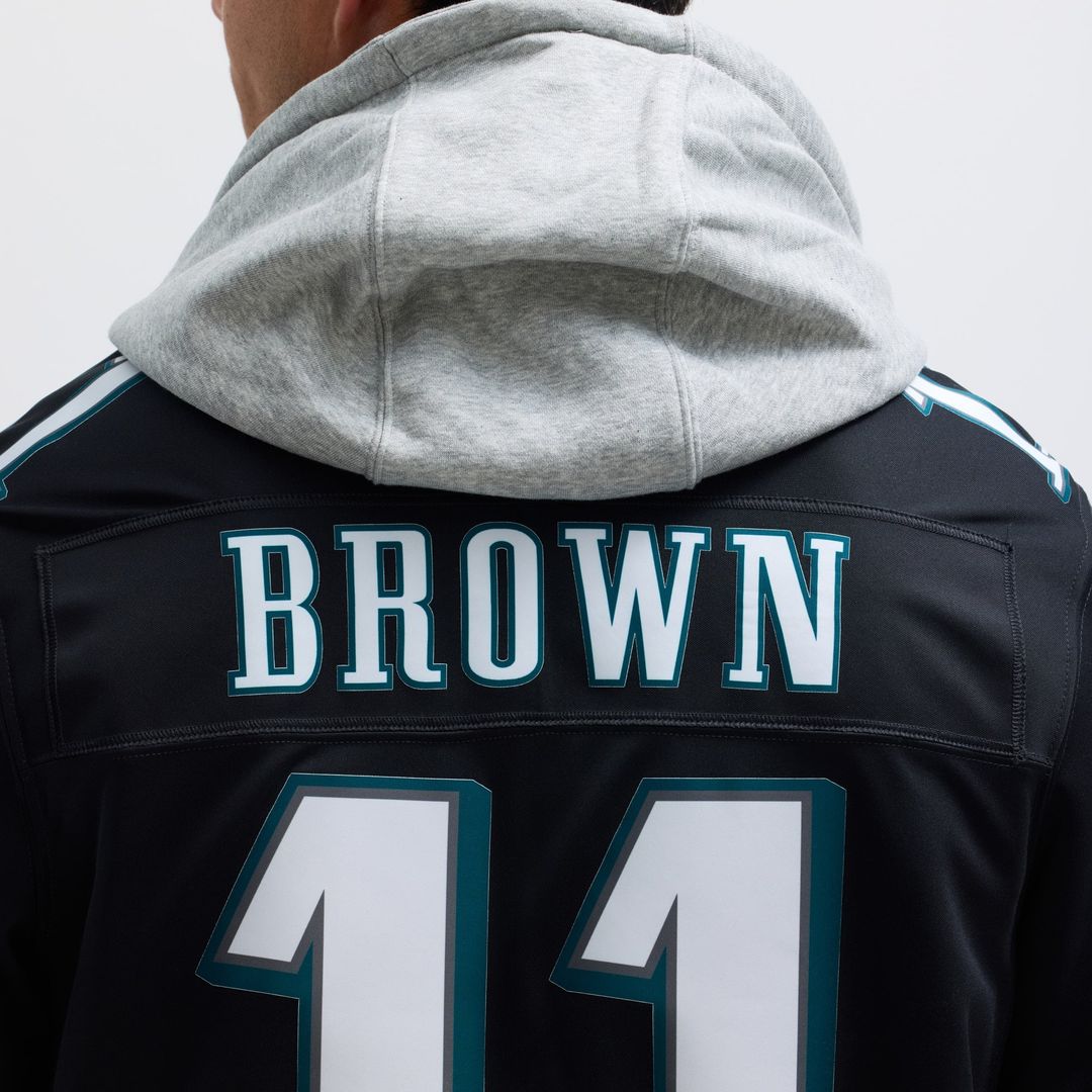 A.J. Brown Philadelphia Eagles Nike Black Alternate Vapor F.U.S.E. Limited Jersey