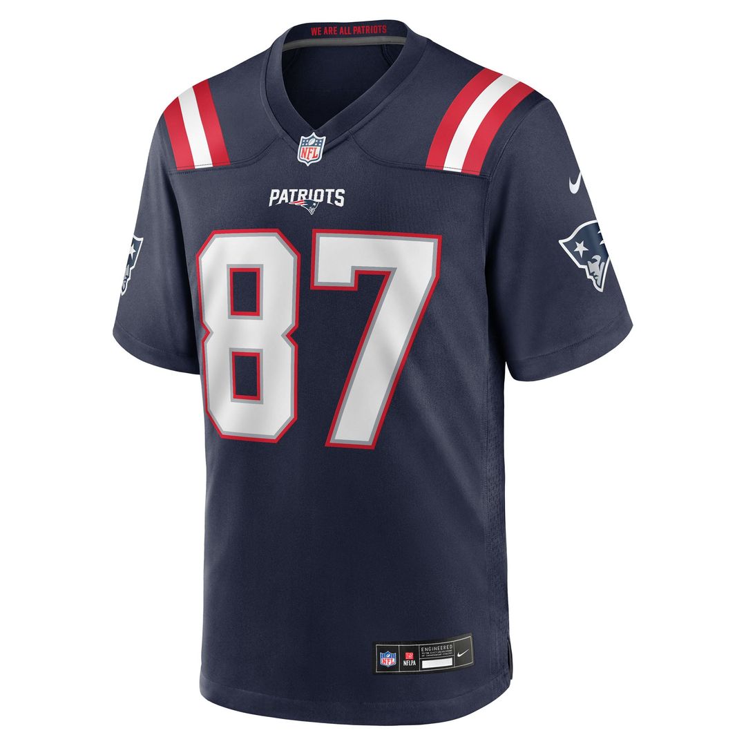 Rob Gronkowski New England Patriots Nike Navy Team Retired Player Game Jersey