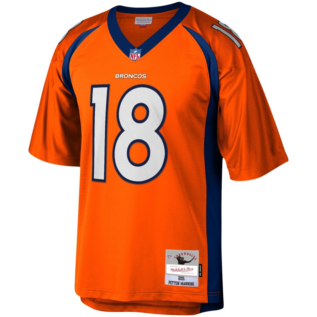 Peyton Manning Denver Broncos Mitchell & Ness Orange Legacy Replica Jersey