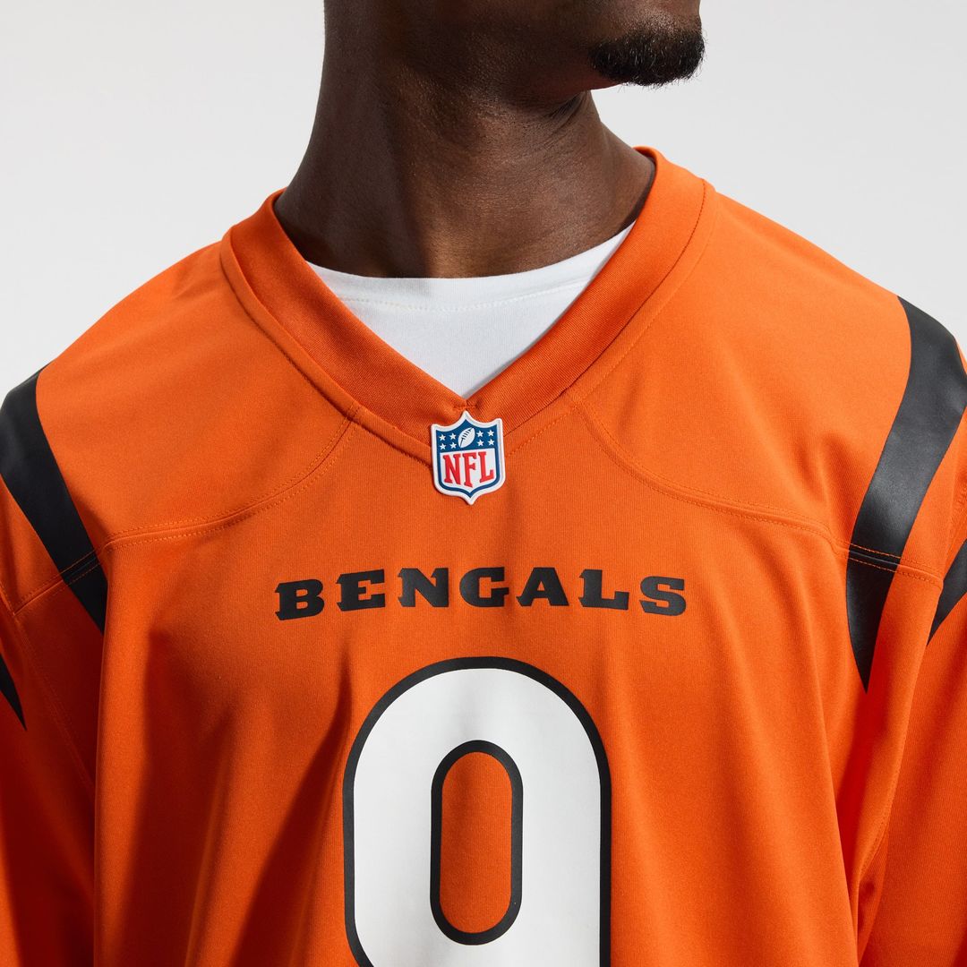 Joe Burrow Cincinnati Bengals Nike Orange Alternate Game Jersey