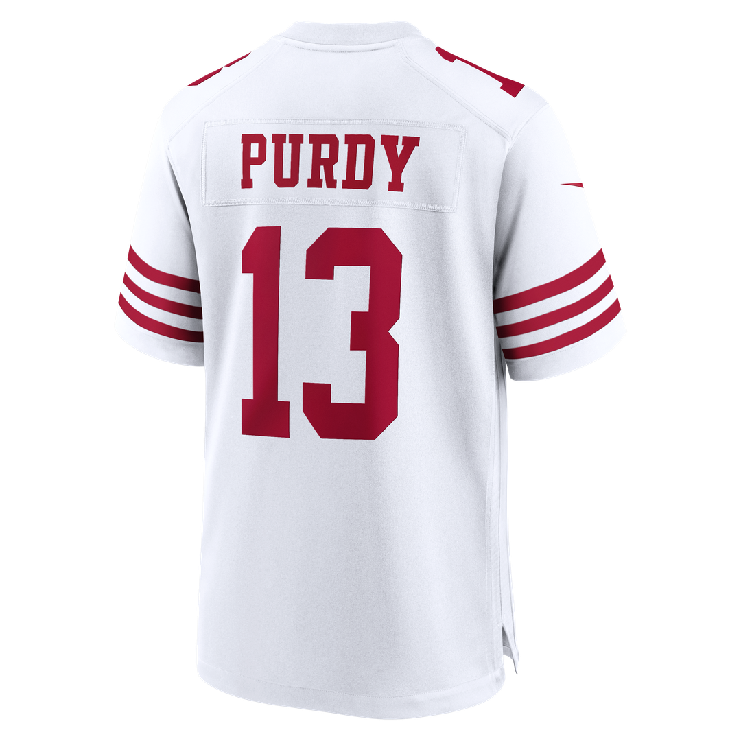 Brock Purdy San Francisco 49ers Nike Scarlet 80th Anniversary Game Jersey