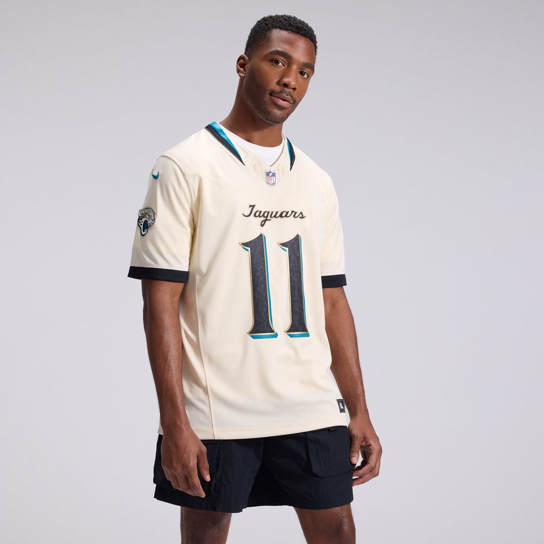 Parker Washington Jacksonville Jaguars Nike Natural 2026 Rivalries Collection Stitched Limited Jersey
