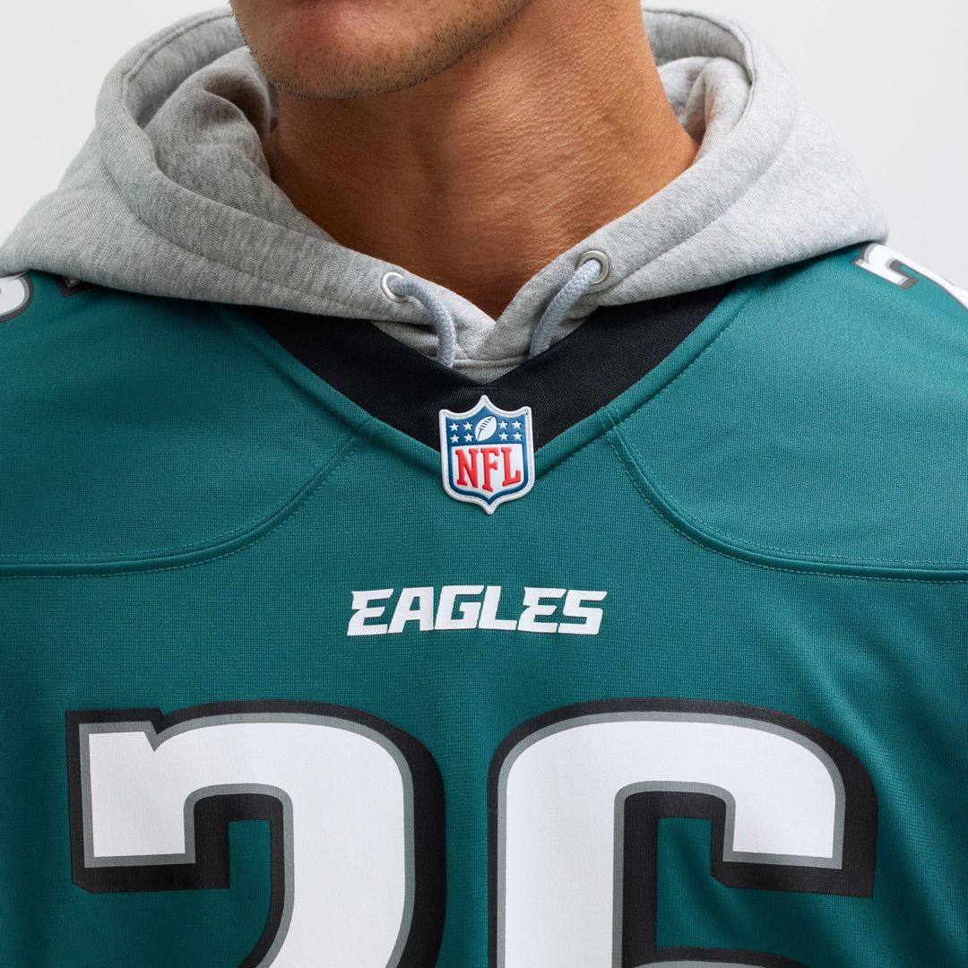 Saquon Barkley Philadelphia Eagles Nike Midnight Green Game Player Jersey