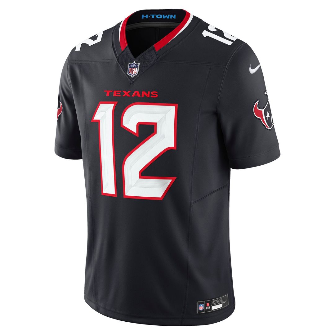 Nico Collins Houston Texans Nike Navy Team Vapor F.U.S.E. Limited Jersey