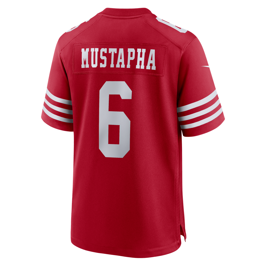 Malik Mustapha San Francisco 49ers Nike Scarlet Game Jersey
