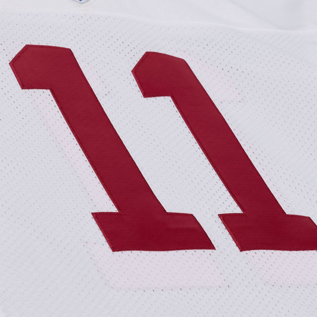 Larry Fitzgerald Arizona Cardinals Mitchell & Ness White Big & Tall 2004 Legacy Retired Player Jersey