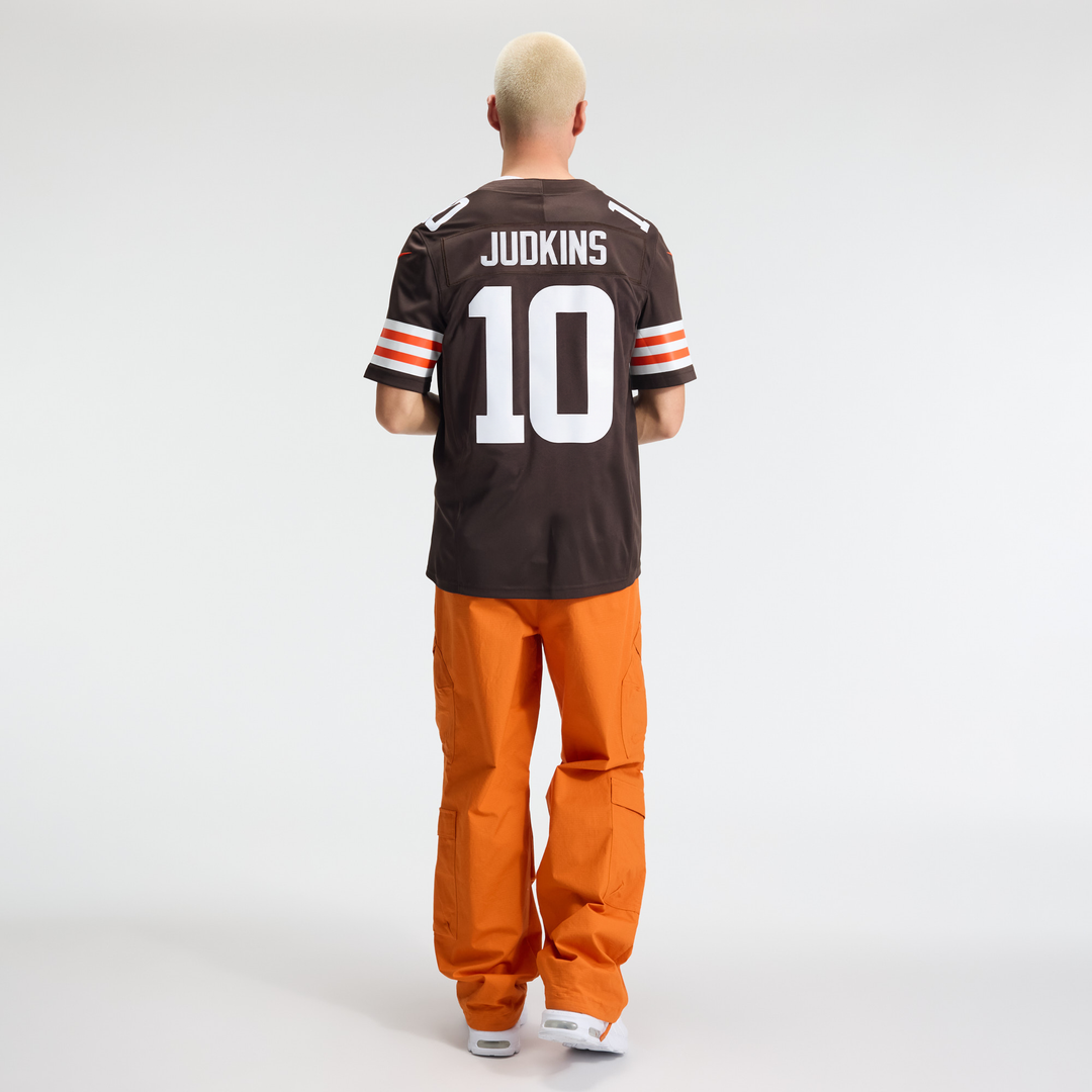 Quinshon Judkins Cleveland Browns Nike Brown Team Vapor F.U.S.E. Stitched Limited Jersey