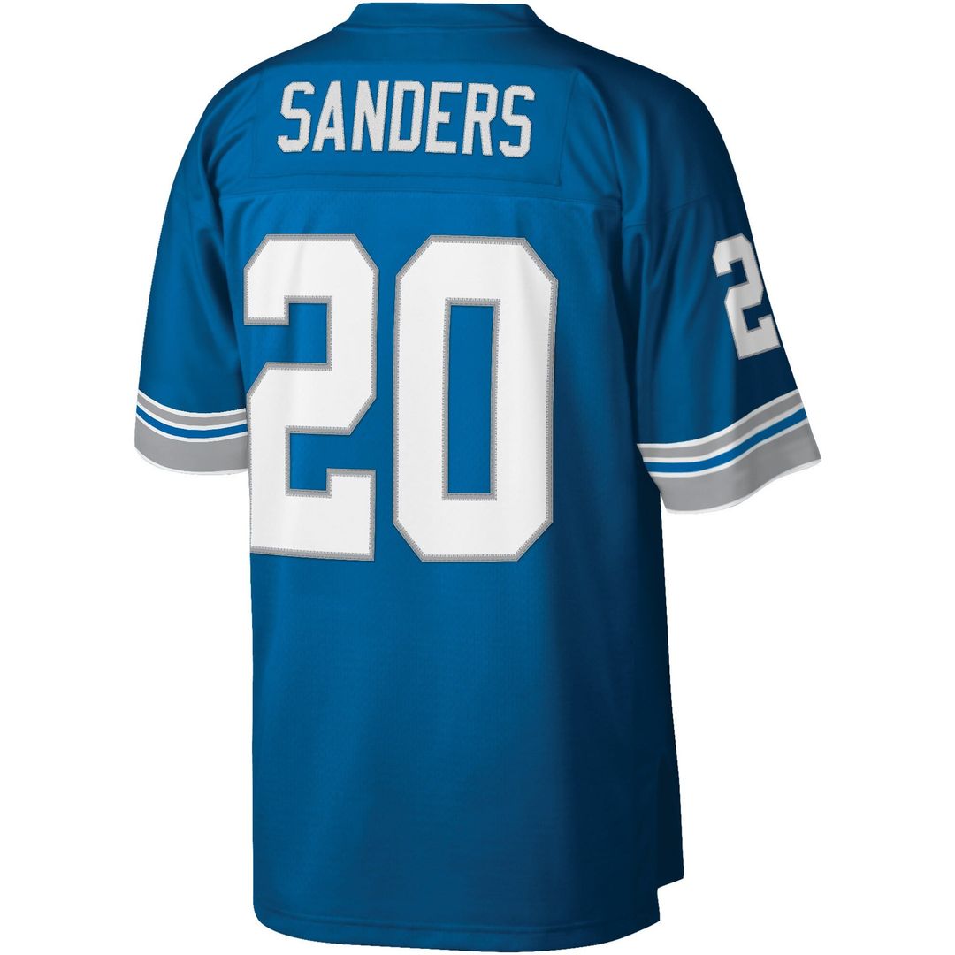 Barry Sanders Detroit Lions Mitchell & Ness Blue Legacy Replica Jersey
