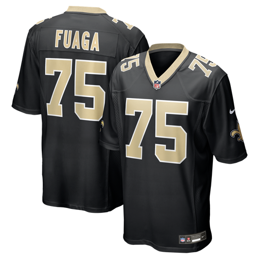 Taliese Fuaga New Orleans Saints Nike Black Game Jersey