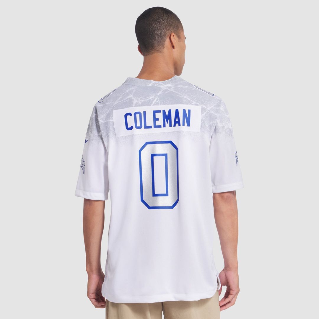 Keon Coleman Buffalo Bills Nike White Rivalries Collection Game Jersey