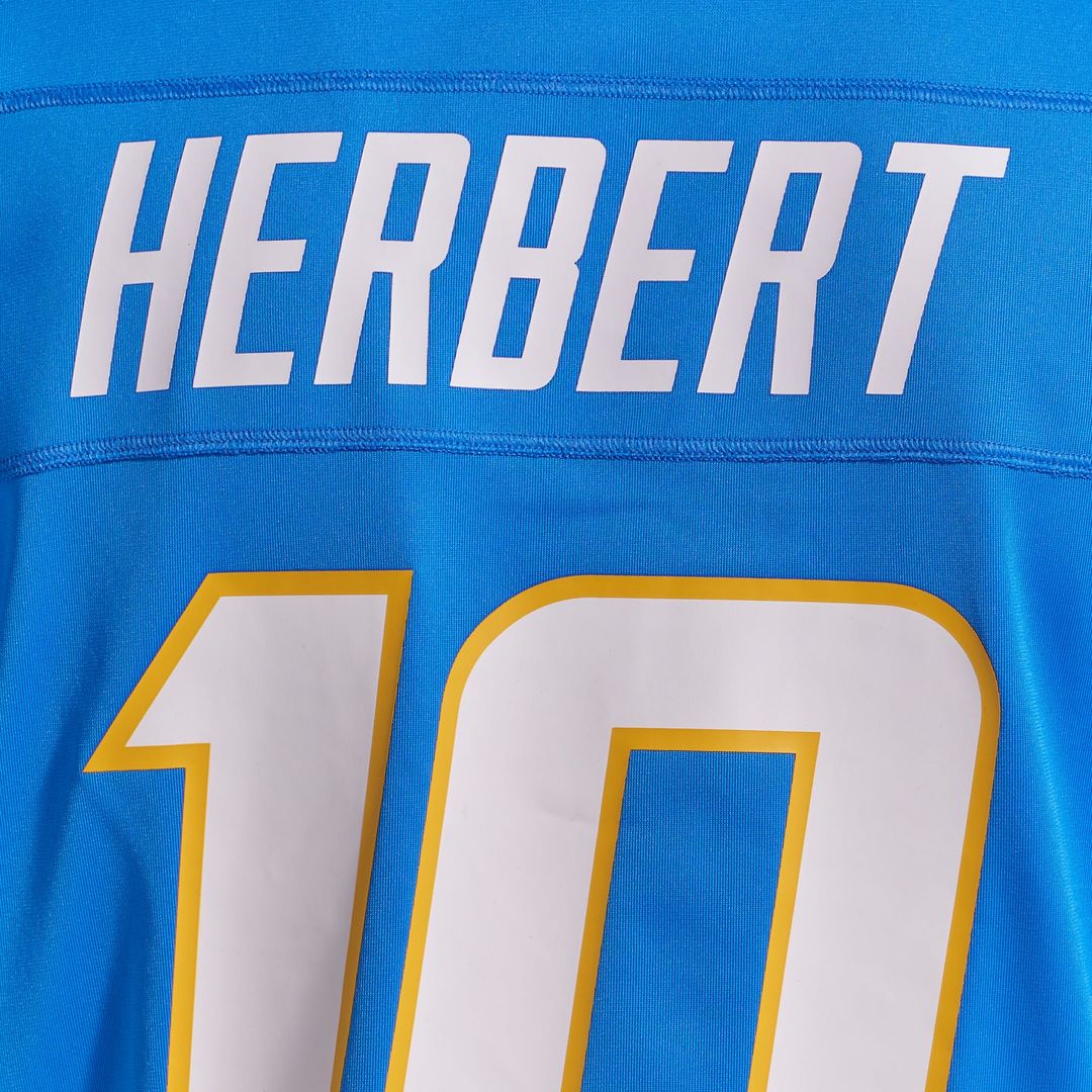 Justin Herbert Los Angeles Chargers Nike Navy Alternate Super Chargers Game Player Jersey