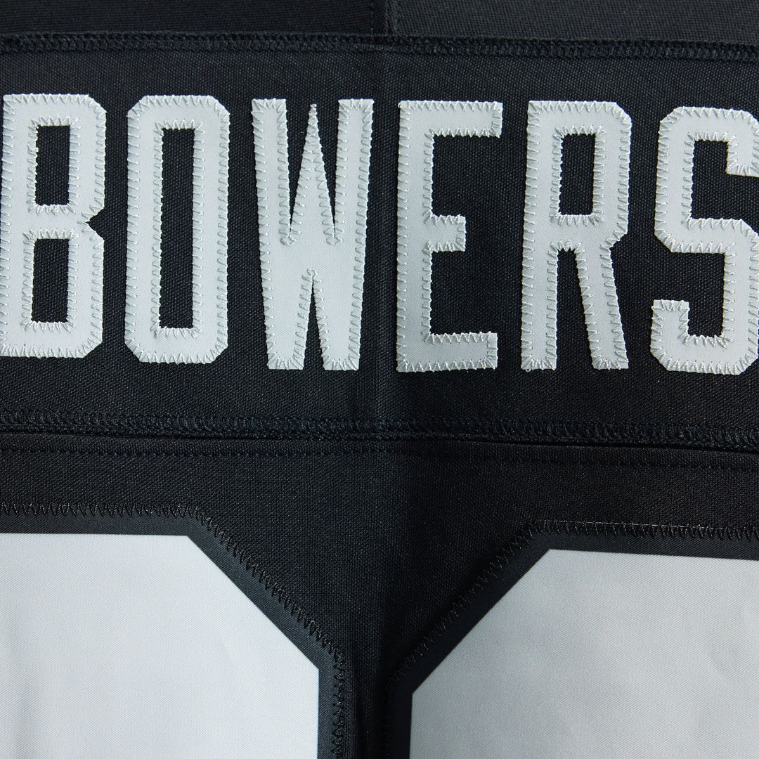 Brock Bowers Las Vegas Raiders Nike White Vapor F.U.S.E. Stitched Limited Jersey