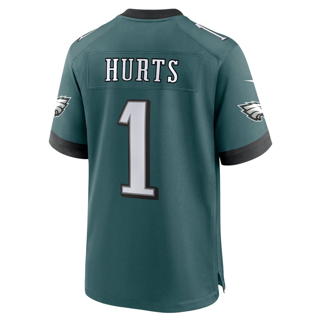 Jalen Hurts Philadelphia Eagles Nike Midnight Green Team Game Jersey