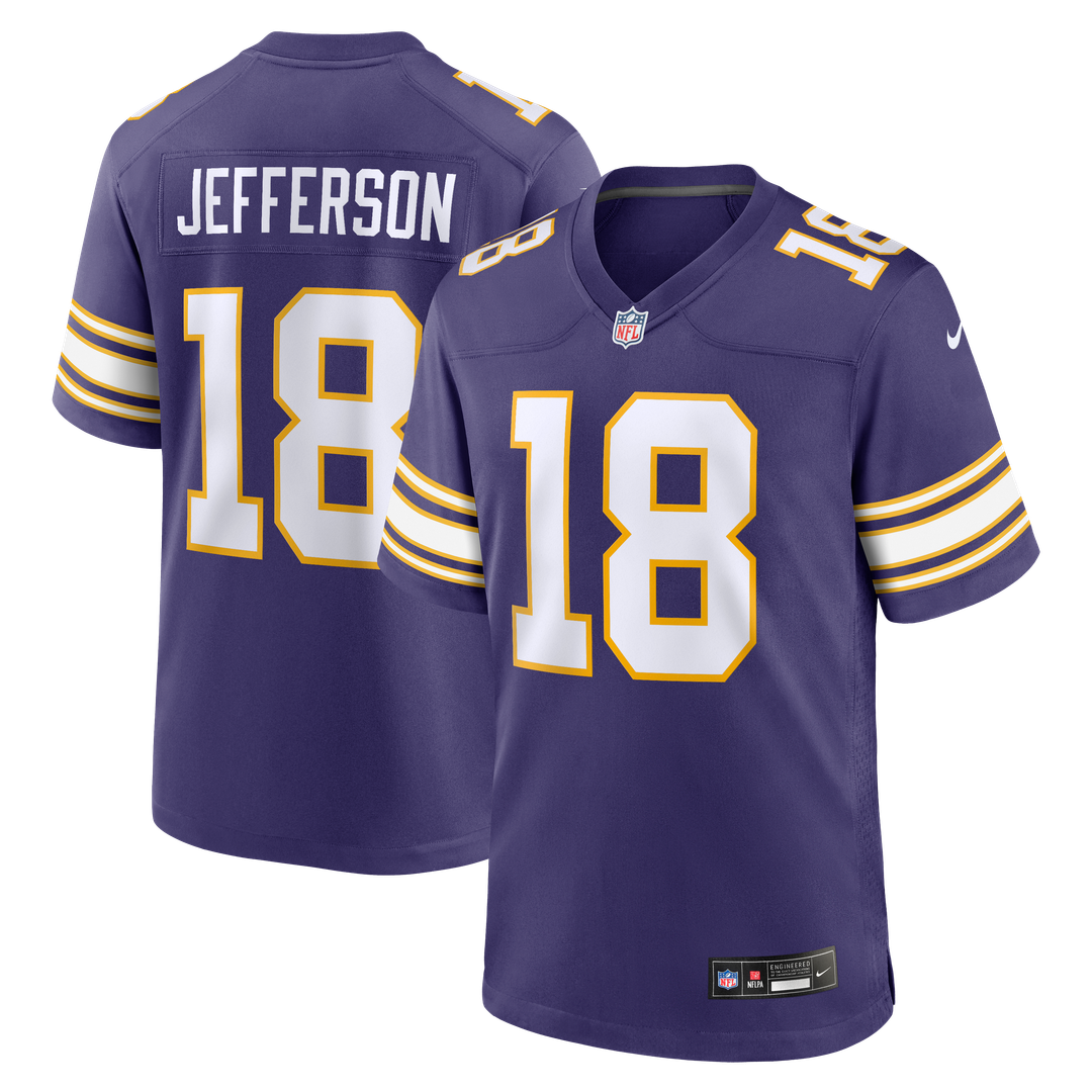 Justin Jefferson Minnesota Vikings Nike Purple Classic Player Game Jersey