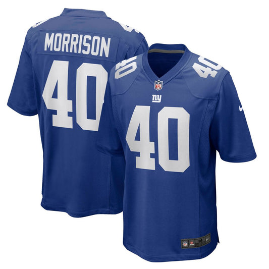 Joe Morrison New York Giants Nike Royal Retired Player Jersey