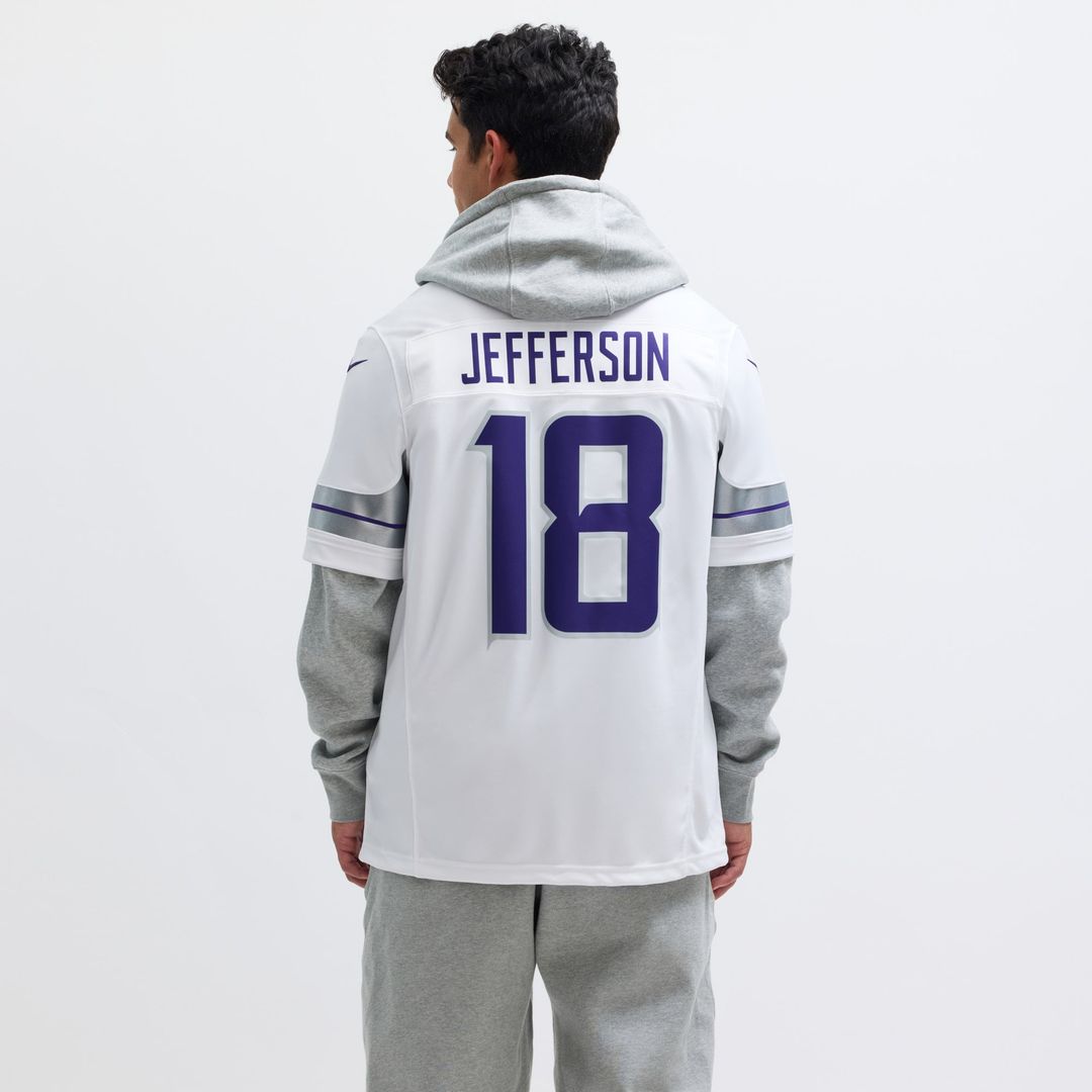 Justin Jefferson Minnesota Vikings Nike White Alternate Vapor F.U.S.E. Limited Jersey